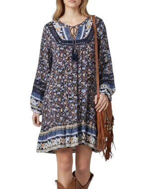 Sundance Simona Boho Dress Tunic Floral